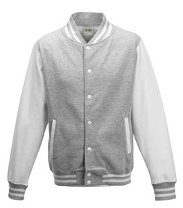 Varsity Jacket - Grå/Hvit